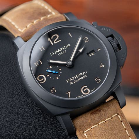 panerai pam441 luminor 1950 3 days gmt automatic ceramica|Panerai Luminor 1950 3 days.